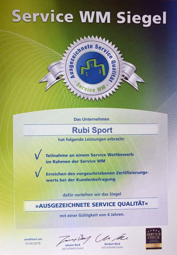 Ausgezeichnete Service Qualität